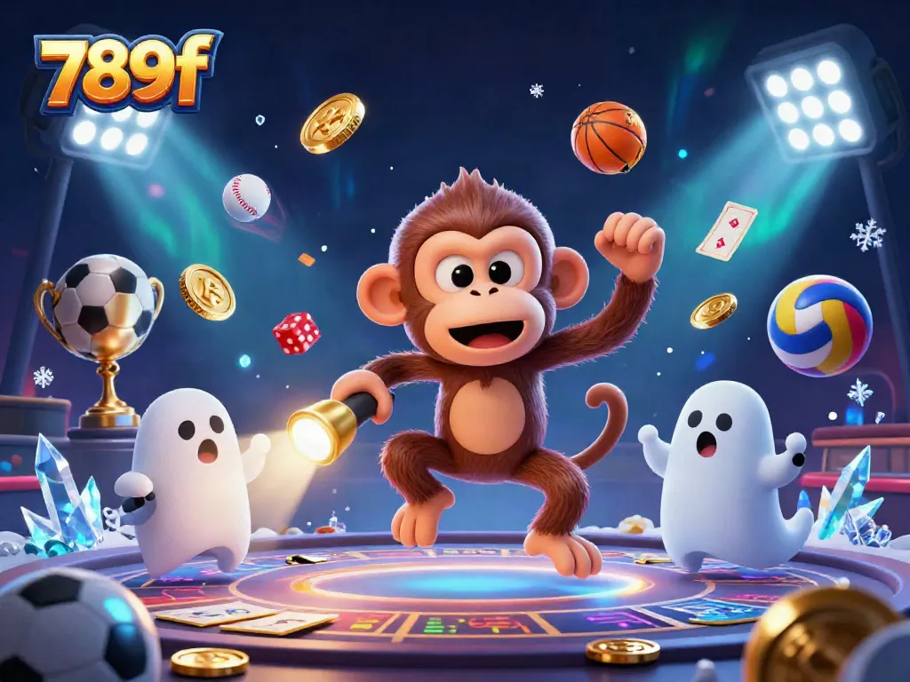Experience the thrilling world of 789f casino with playful characters and dynamic elements.