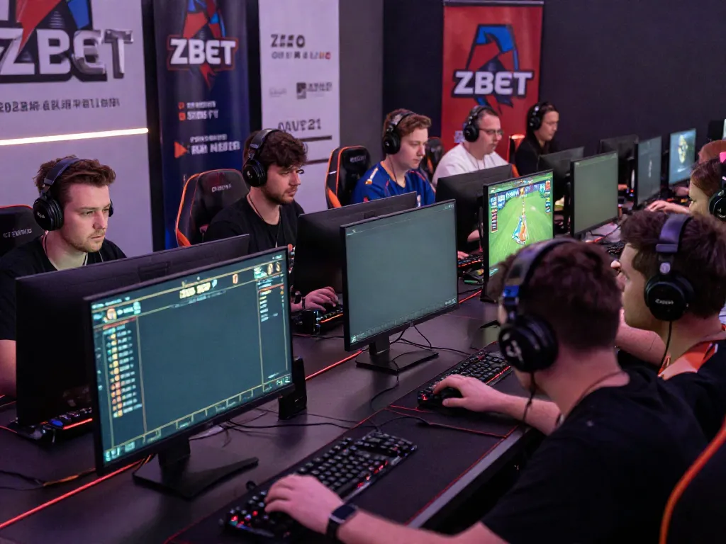 Group of gamers intensely participating in ZBET online betting session showcasing the excitement of zbet vua nhà cái.