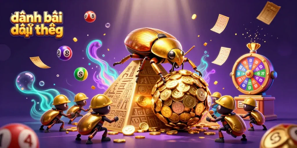 Win big while enjoying đánh bài đổi thưởng surrounded by vibrant casino elements and rich visuals.