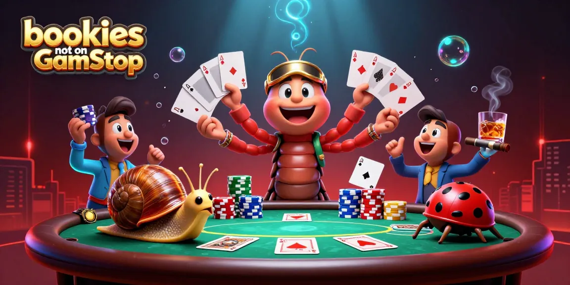 Experience thrilling gameplay with bookies not on GamStop at this vibrant casino scene.