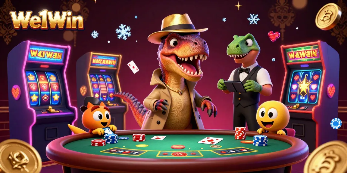 Join the exciting world of We1Win with a thrilling blackjack game featuring unique 3D characters.